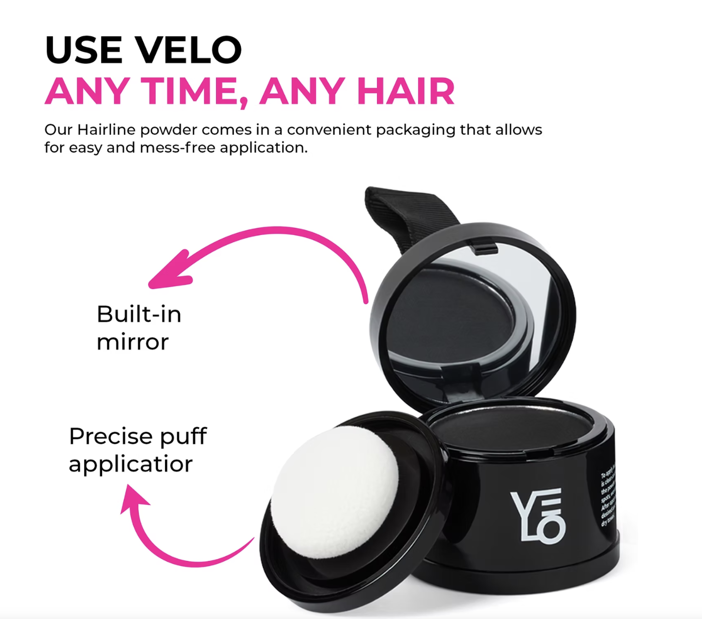 VELO Precision Root Powder - Fuller Hair in Seconds
